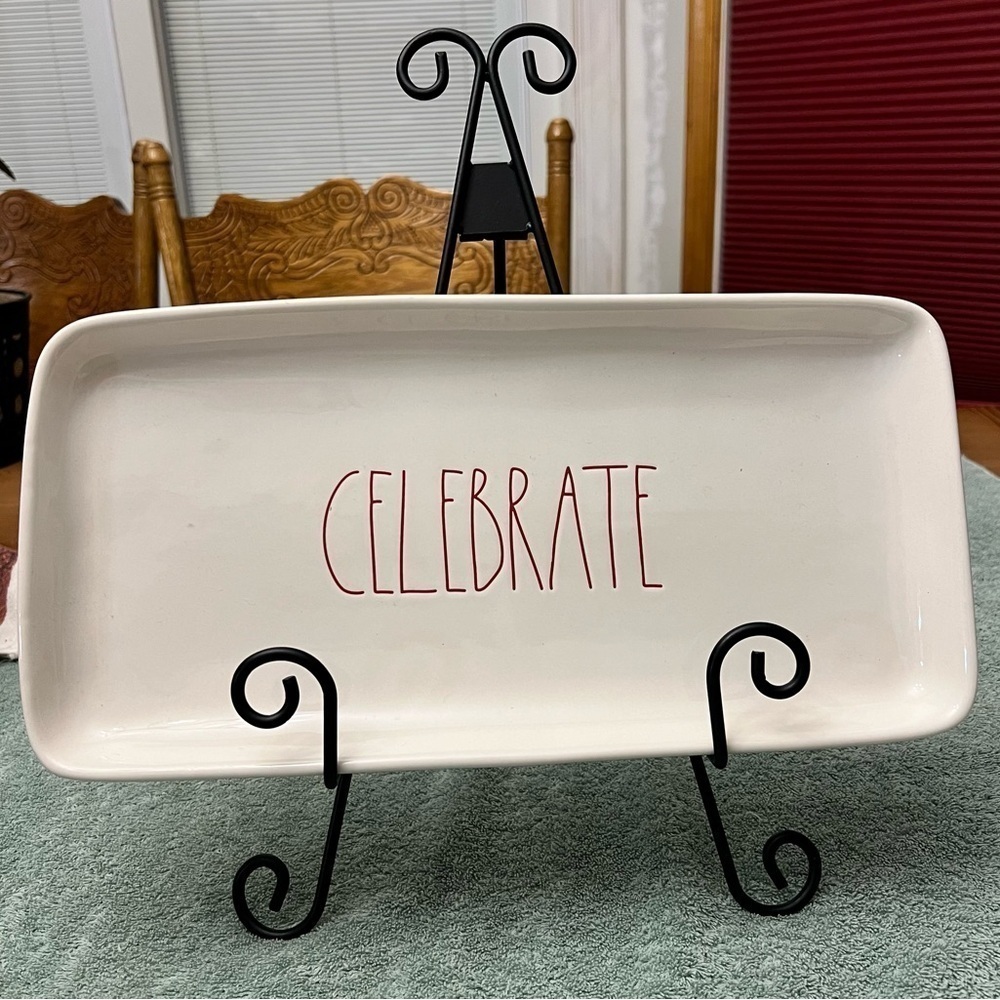 Rae Dunn Celebrate Platter